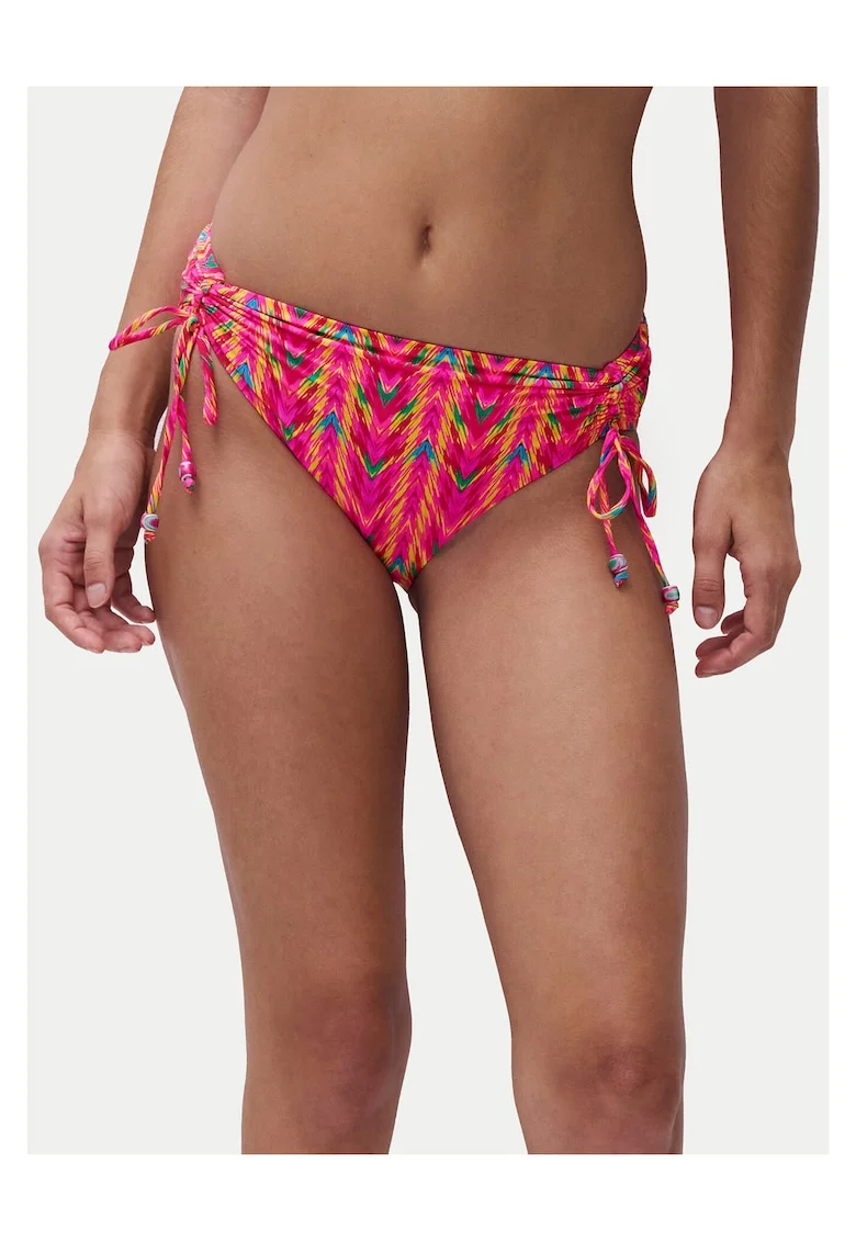 Slip de baie Femeie,  72% poliamida, 28% elastan, Roz, Roz