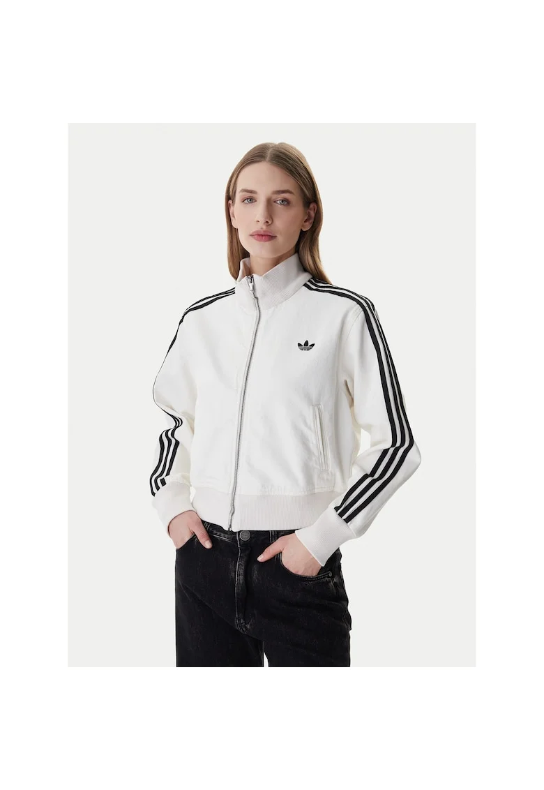 Hanorac sport dama,  bumbac, fermoar, bej,