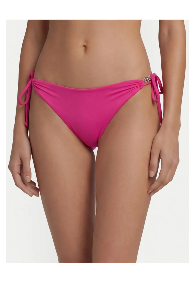 Slip de bikini de  Poliamida, Roz, Roz
