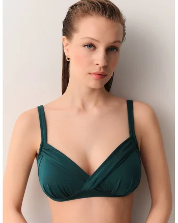 Sutien balconette, Verde smarald