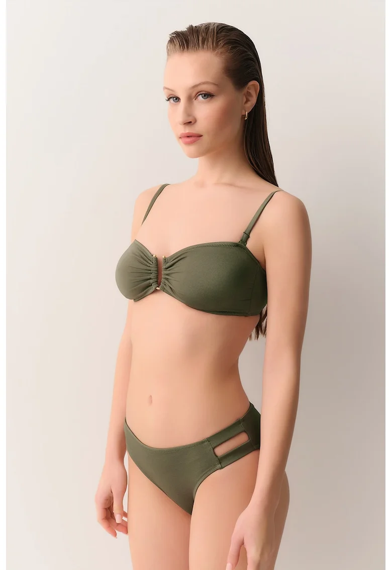 Slip cu dungi, Verde stins