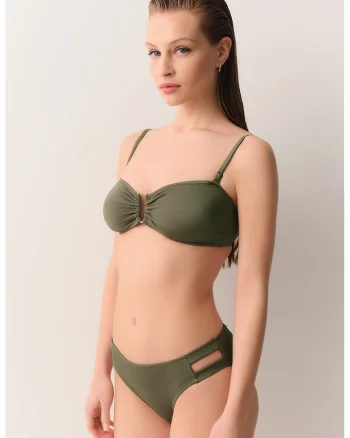 Slip cu dungi, Verde stins