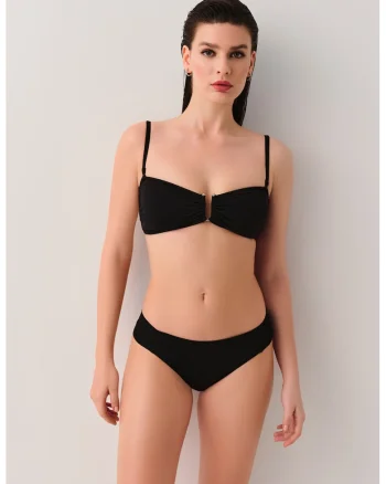 Sutien balconette de baie, Negru