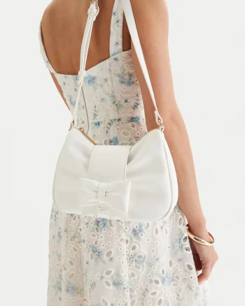 Geanta crossbody,  alb, One Size INTL