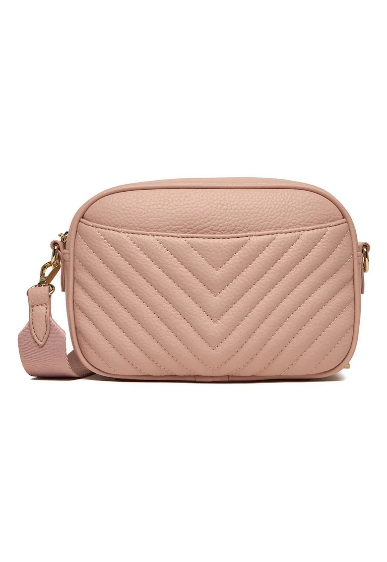 Geanta crossbody  bej, One Size, material sintetic, design elegantwqfwqd, Roz