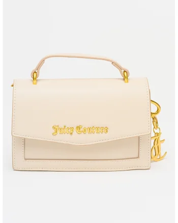 Geanta crossbody din piele ecologica Lily, Crem