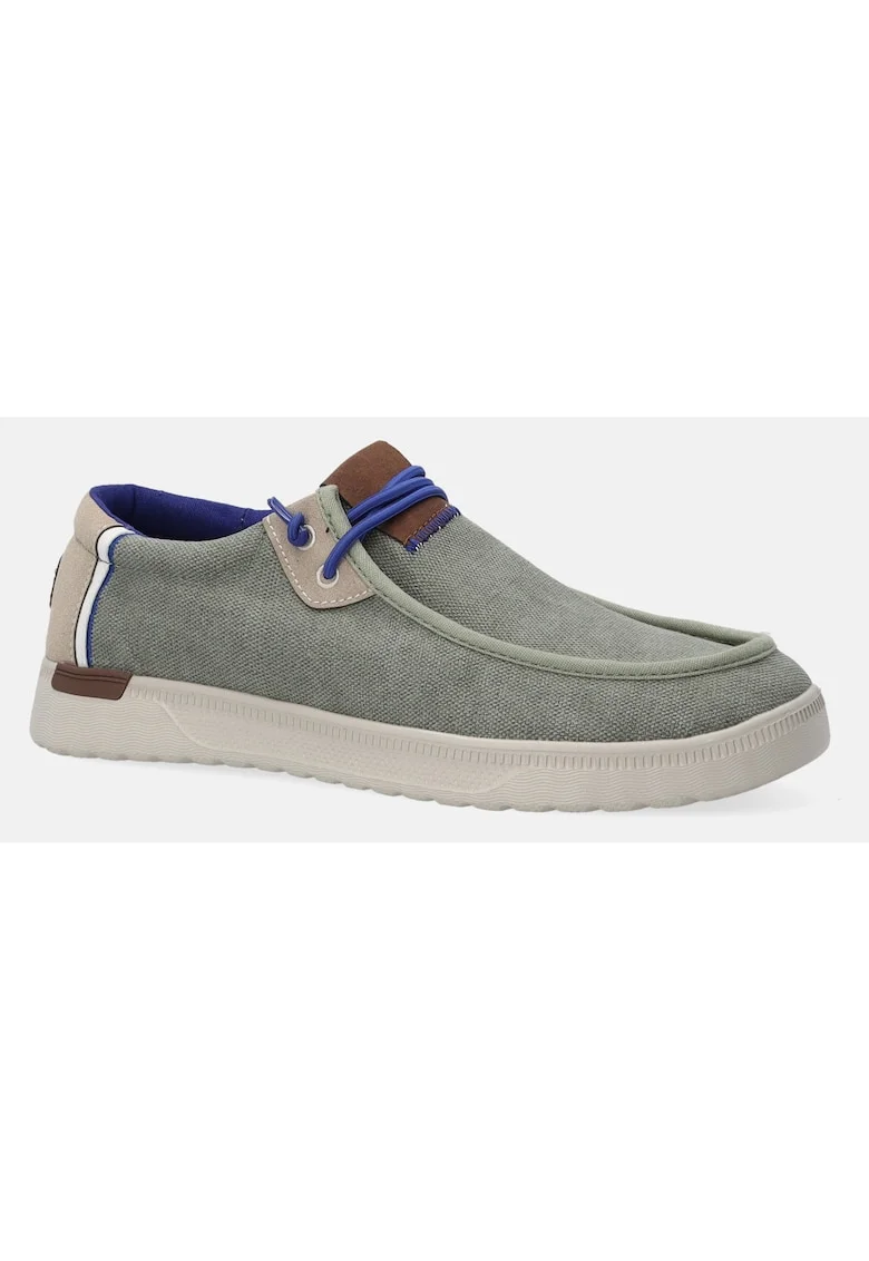 Pantofi casual din material textil cu design slip-on