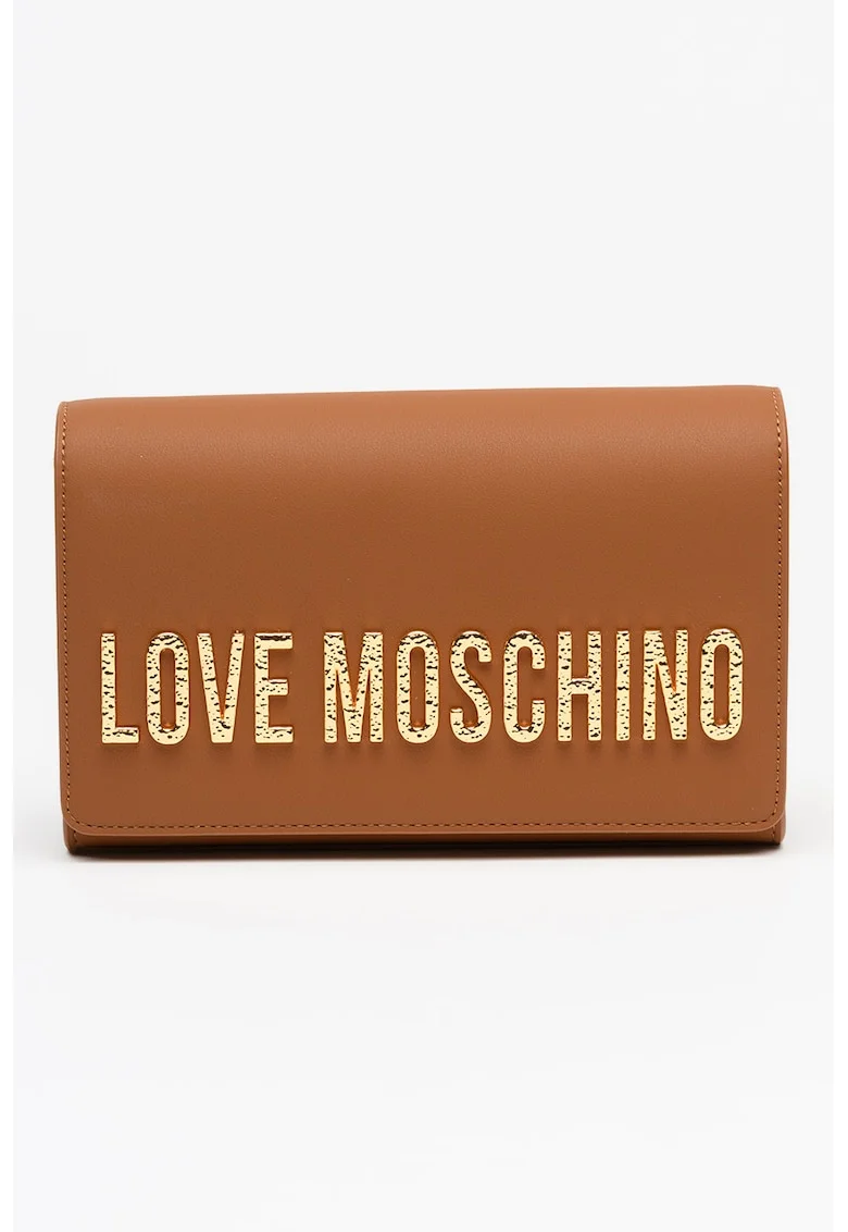 Geanta crossbody din piele ecologica, Maro scortisoara