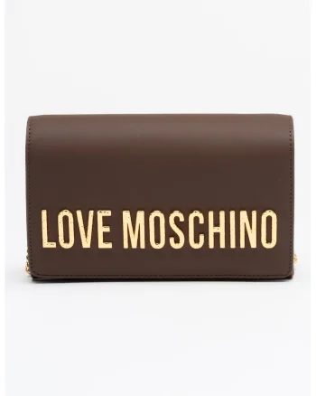 Geanta crossbody din piele ecologica, Maro inchis