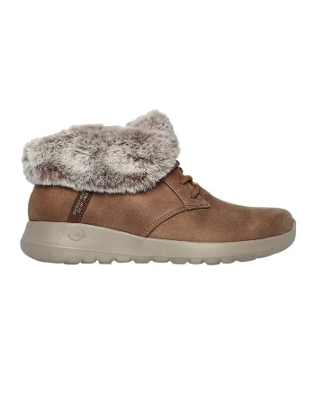 Ghete slip-ins On The Go, Maro taupe deschis/Caramel