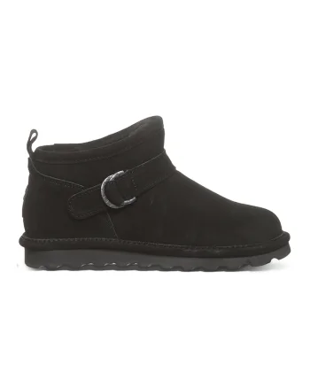 Ghete slip-on din piele intoarsa Petite, Negru