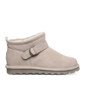 Ghete slip-on din piele intoarsa Petite, Gri deschis