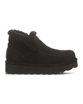 Ghete slip-on din piele intoarsa, Negru