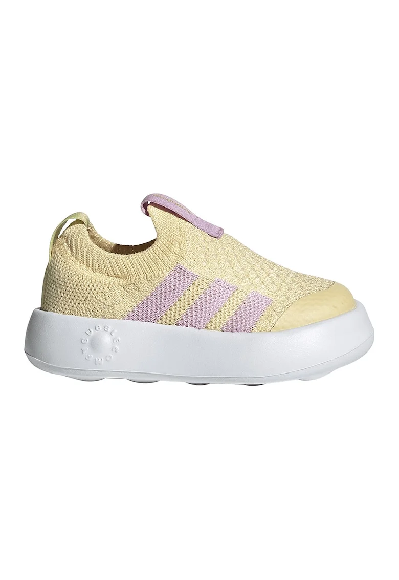 Pantofi sport BubbleComfy slip-on din material textil, Bej/Roz prafuit