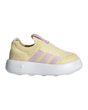 Pantofi sport BubbleComfy slip-on din material textil, Bej/Roz prafuit