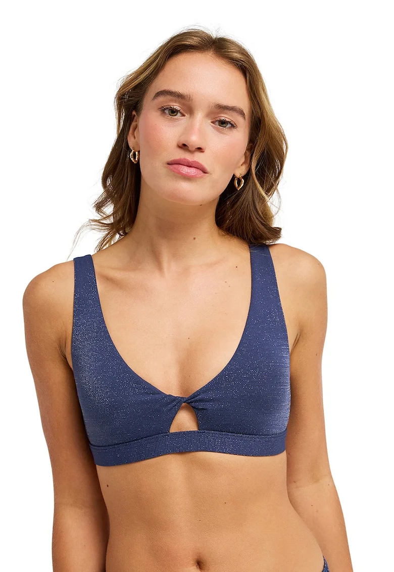 Sutien de baie Roxy Shine, Albastru indigo