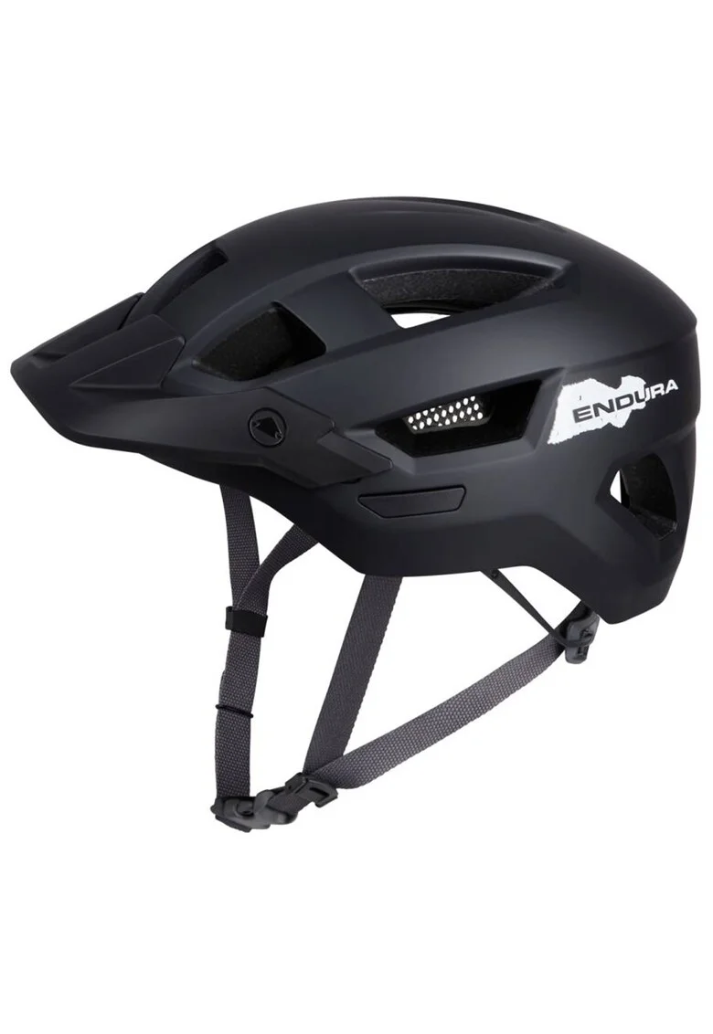 Casca de protectie  Hummvee Youth, tip Trail, cu viziera detasabila, reglare usoara, culoare neagra.