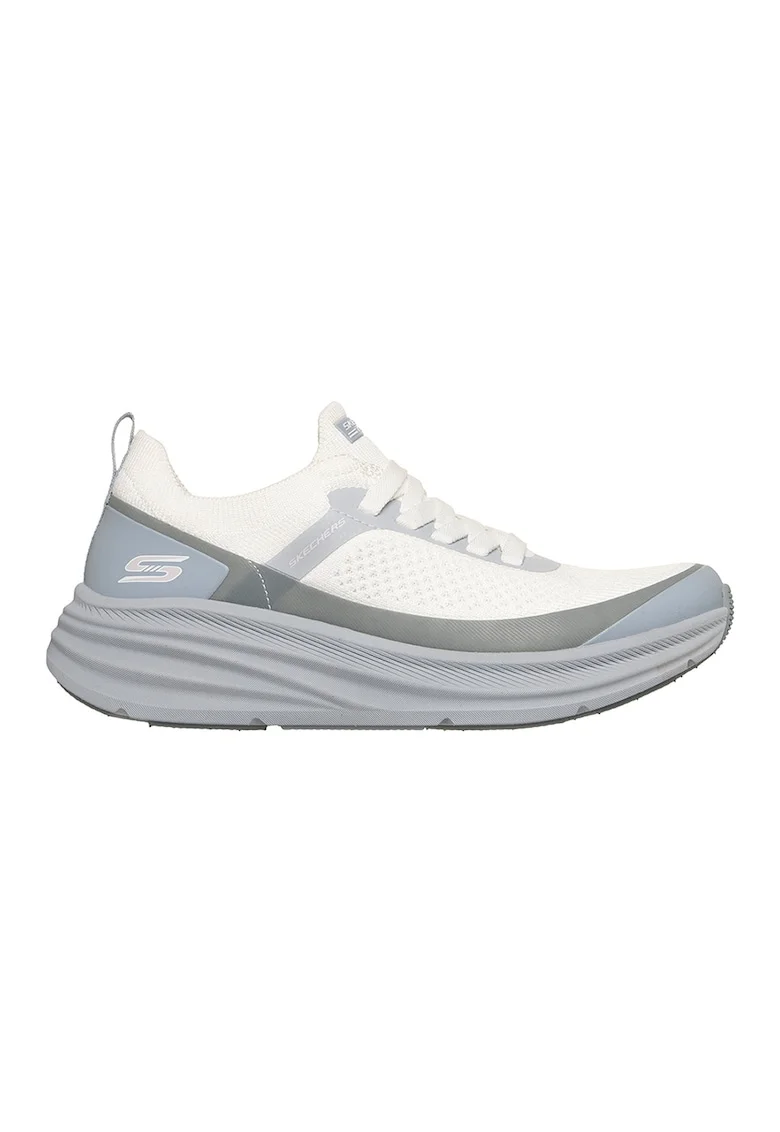 Pantofi sport slip-ins Bobz Skillz - Too Vital, Albastru prafuit/Verde pal/Alb murdar
