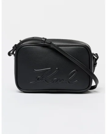 Geanta crossbody din piele ecologica Ville, Negru