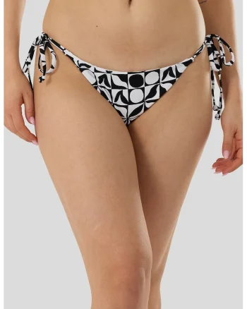 Slip cu prinderi laterale Innisfi III, Alb/Negru