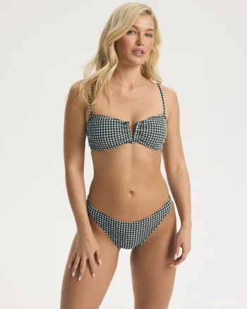 Slip de baie dama figi Brigitte, Negru