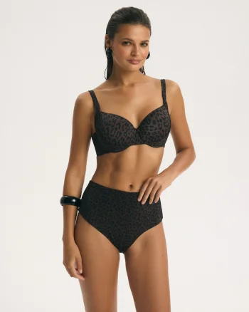 Sutien de baie dama Cu burete BASES, Maro bronz