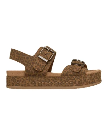 Sandale Slip-Ins™ Bobs Misty, Maro inchis/Caramel