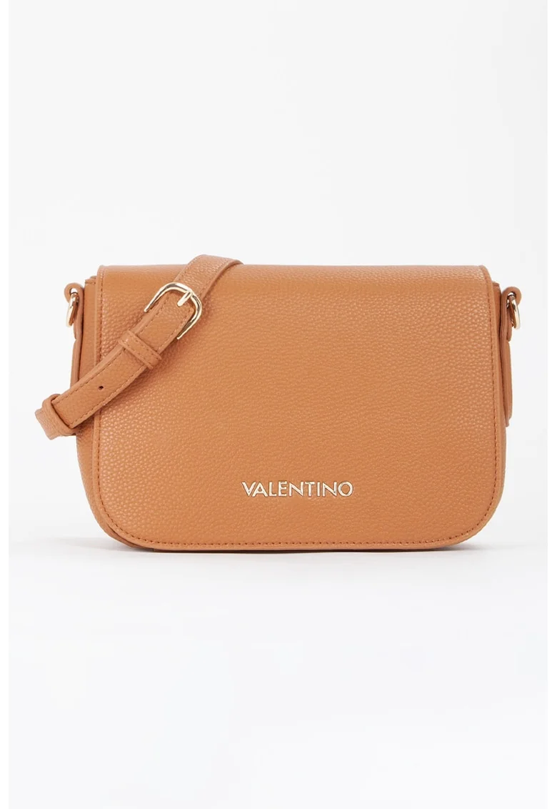 Geanta crossbody cu clapa Brixton, Caramel