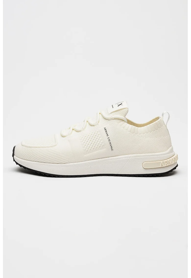 Pantofi sport slip-on din plasa, Alb fildes