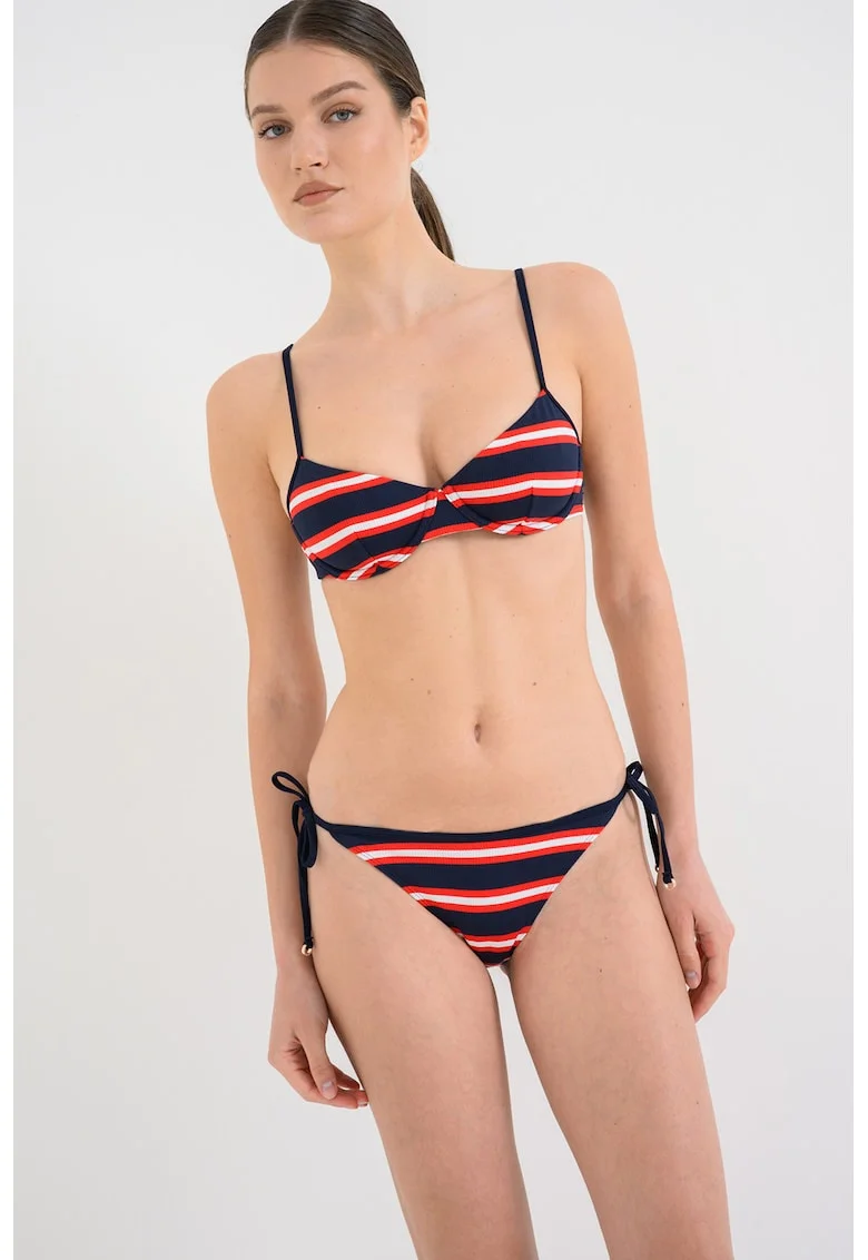 Slip ajustabil, Rosu/Alb/Bleumarin