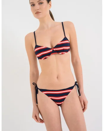 Slip ajustabil, Rosu/Alb/Bleumarin