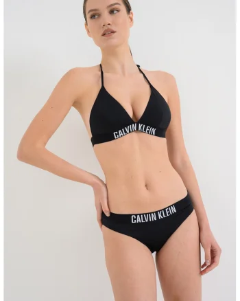 Slip cu logo, Negru