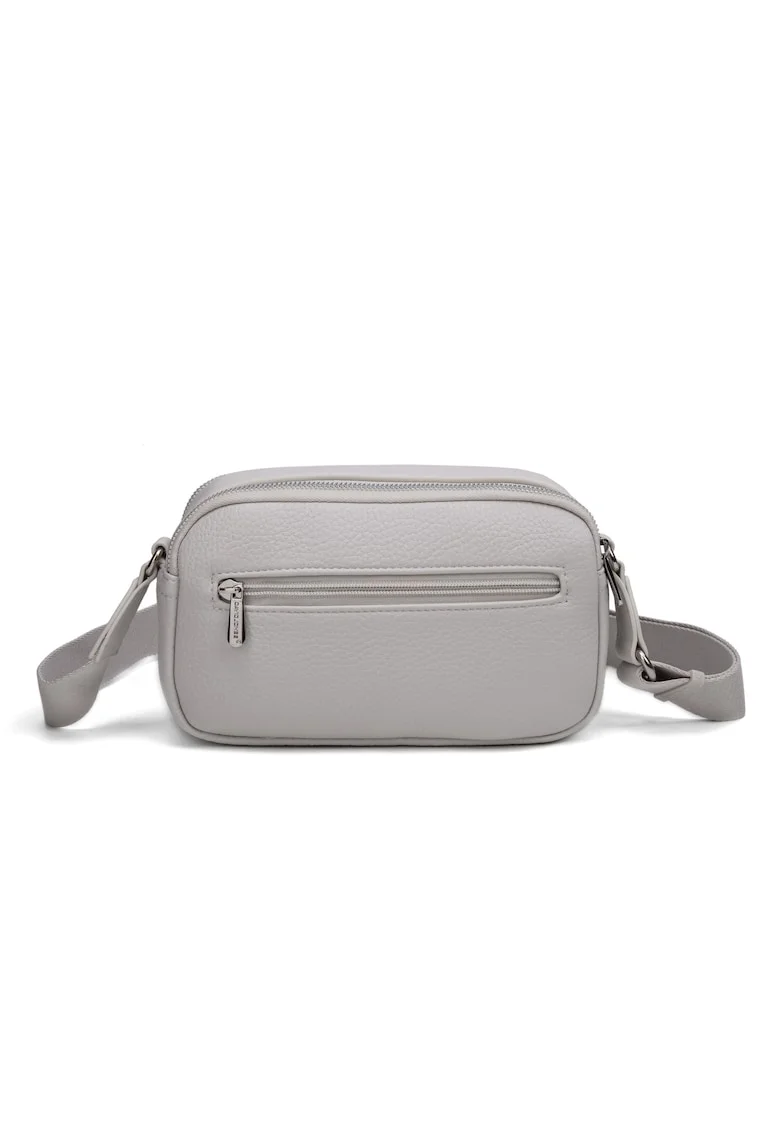 Geanta crossbody cu logo Erisia Lux, Crem