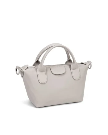 Geanta crossbodyde piele ecologica Eridan Elite, Maro taupe deschis