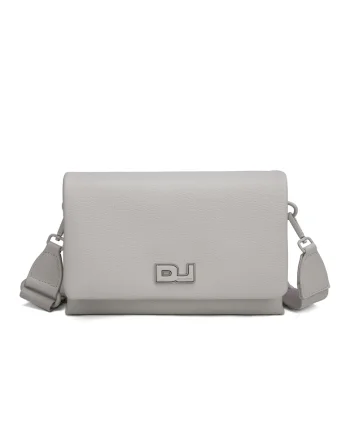 Geanta crossbody cu 2 compartimente Valeriana, Crem