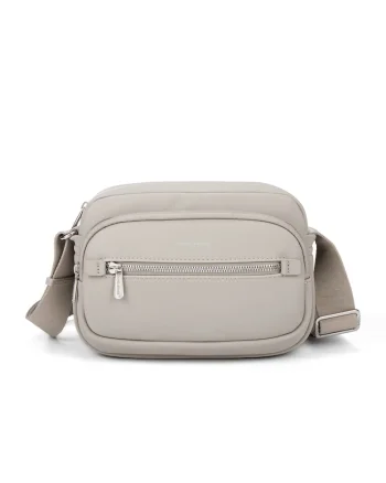 Geanta crossbody Elora Pro, Maro taupe