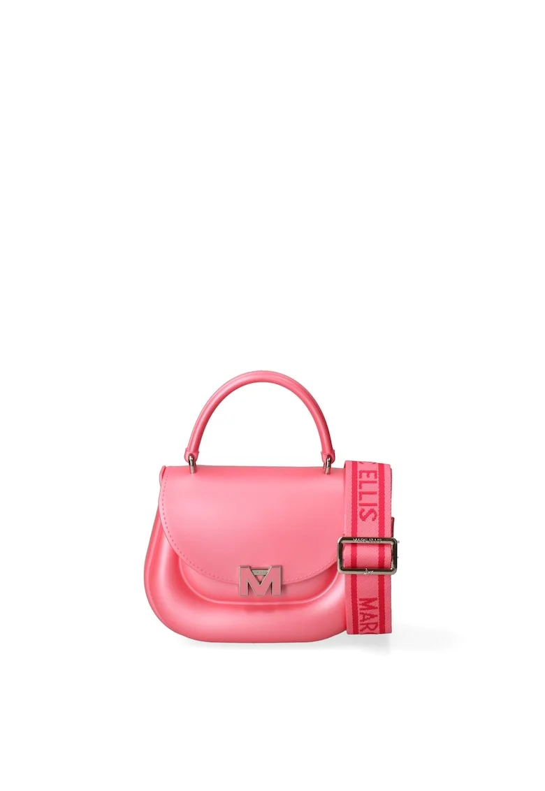 Geanta crossbody cu clapa Vivienne Elite, Roz