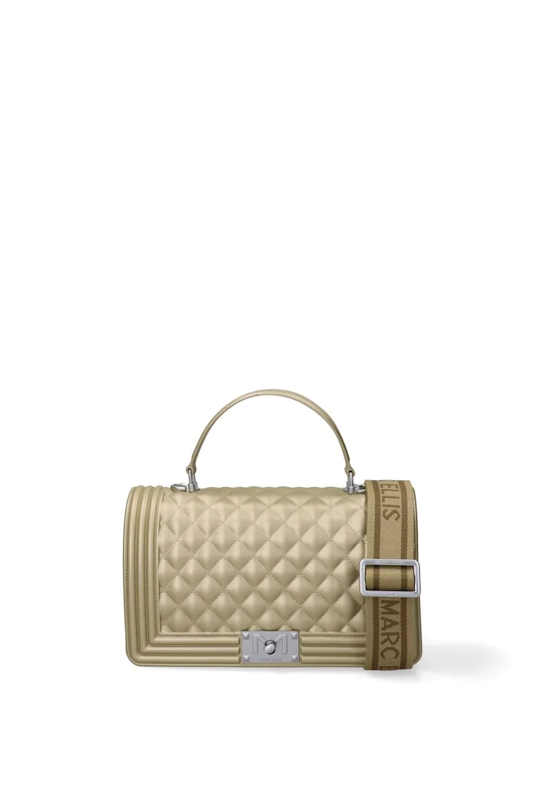 Geanta crossbody de piele ecologica Aurélie Elite, Kaki