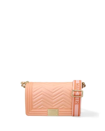 Geanta crossbody de piele ecologica Valoria, Coral