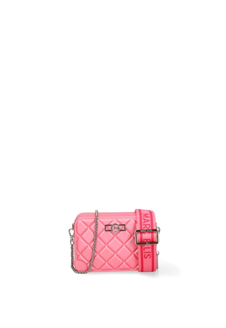 Geanta crossbody cu bareta ajustabila Valoria Prime, Roz