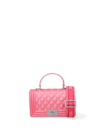 Geanta crossbody de piele ecologica Lumena Plus, Roz