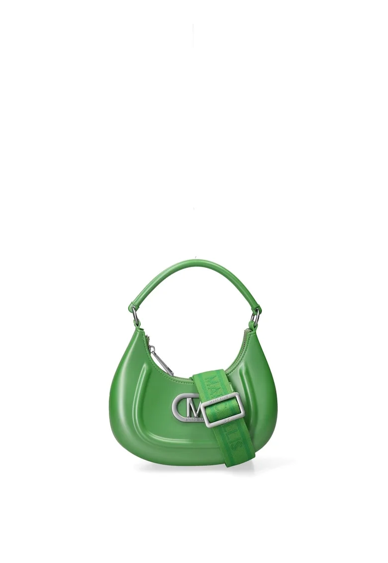 Geanta crossbody cu bareta detasabila cu logo Lumena Ultra, Verde