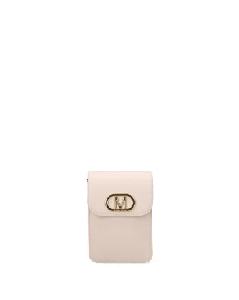 Geanta crossbody cu clapa Umbria Prime, Crem