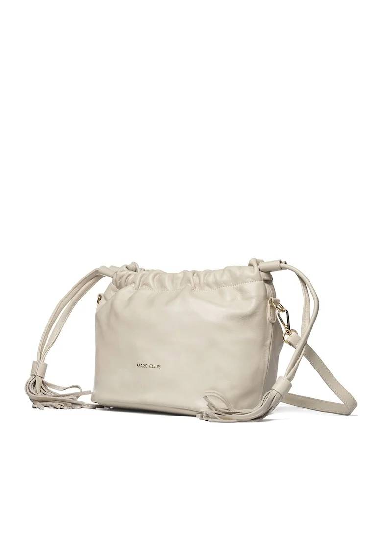 Geanta crossbody de piele Serenitate, Bej