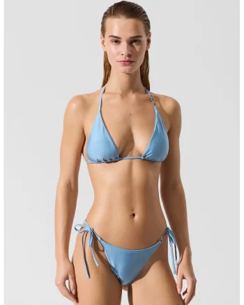 Slip brazilian cu model uni, Albastru