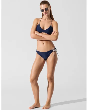 Slip cu snur lateral, Bleumarin