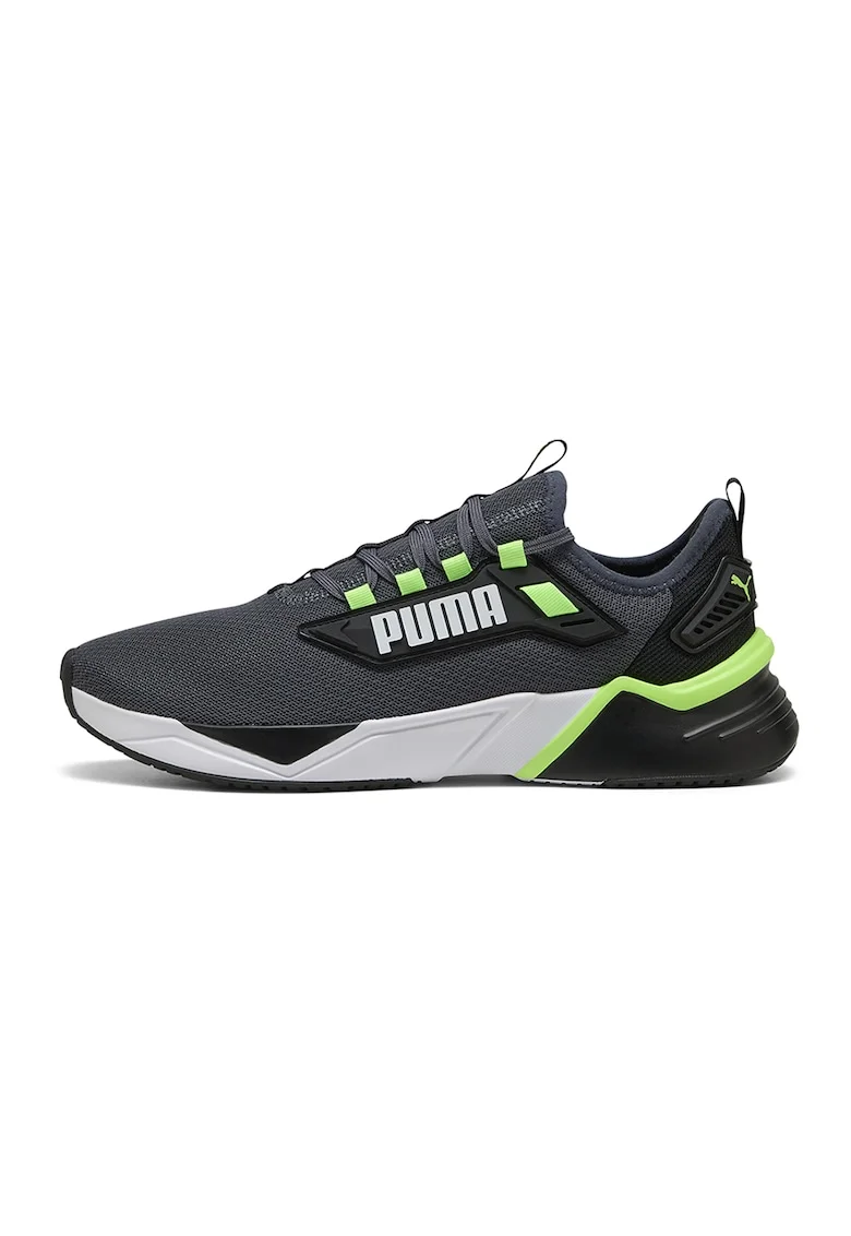 Pantofi Retaliate 3 slip-on cu logo pentru alergare, Negru/Verde electric/Alb optic