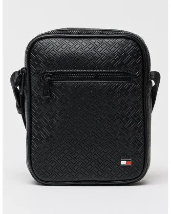 Geanta crossbody de piele ecologica, Negru