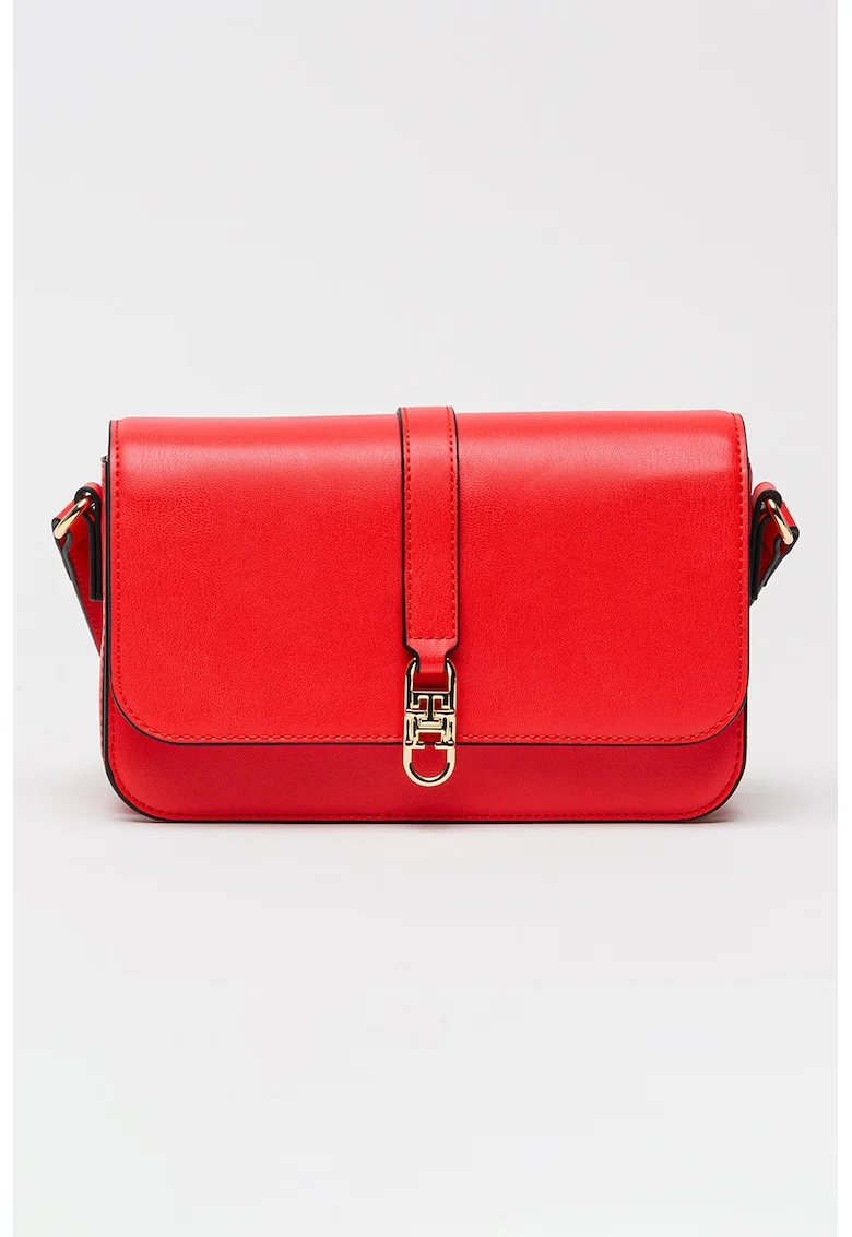 Geanta crossbody din piele ecologica Libre, Rosu vermillion