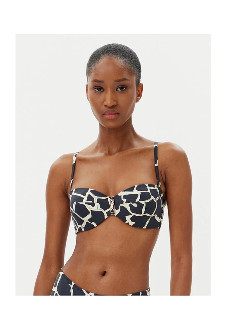 Sutien dama  BN116, Negru, Alb/Negru